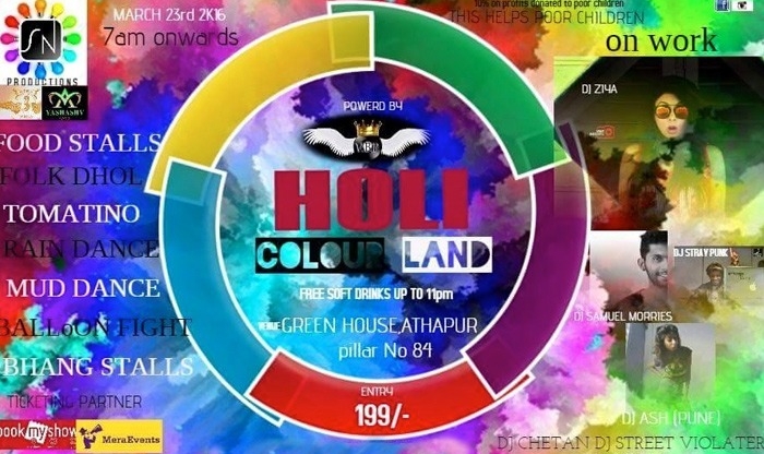 Green House Garden - Telangana Holi Festival