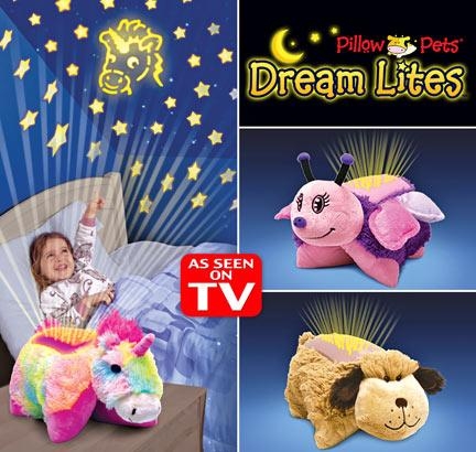 Pillow pets dream lites battery sales size